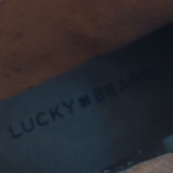 [NWT] [LUCKY BRAND] Chantel X Bootie Brown Leather Ankle Boots - Picture 8 of 8